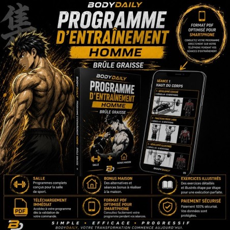 Programme Full Body Homme Brûle graisse | PDF - Bodydaily